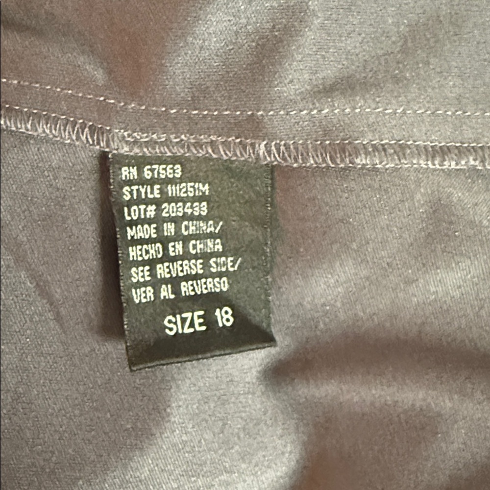 S.L. Fashions Elegant pretty Layered Satin Dress size 18 NWOT - Picture 5 of 6